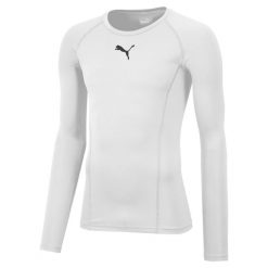 Koszulka piłkarska męska PUMA Liga Baselayer termoaktywna. Białe bielizna termoaktywna męska Puma, l, bez wzorów. Za 134.00 zł.