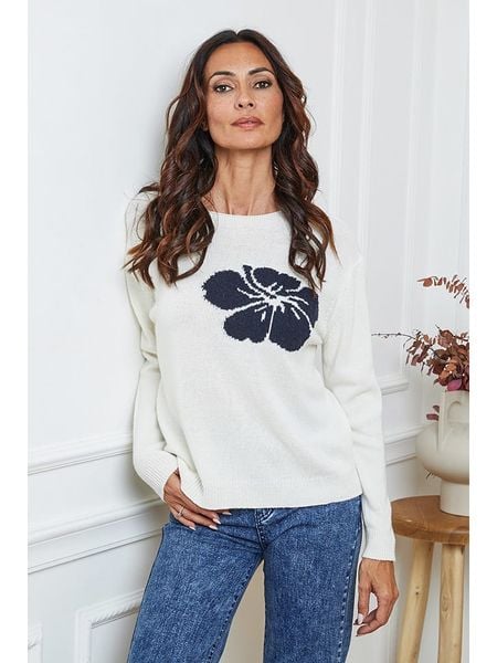 So Cachemire Sweter "Lambi" w kolorze kremowym rozmiar: XL. Brązowe swetry klasyczne damskie So Cachemire, xl, z kaszmiru, bez kołnierzyka. Za 231.68 zł.