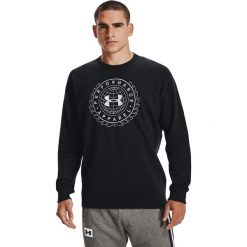 Bluza Under Armour Rival, Mężczyźni. Białe bluzy bez kaptura męskie Under Armour, bez wzorów, z bawełny, sportowe, bez kołnierzyka, bez ramiączek. Za 390.00 zł.