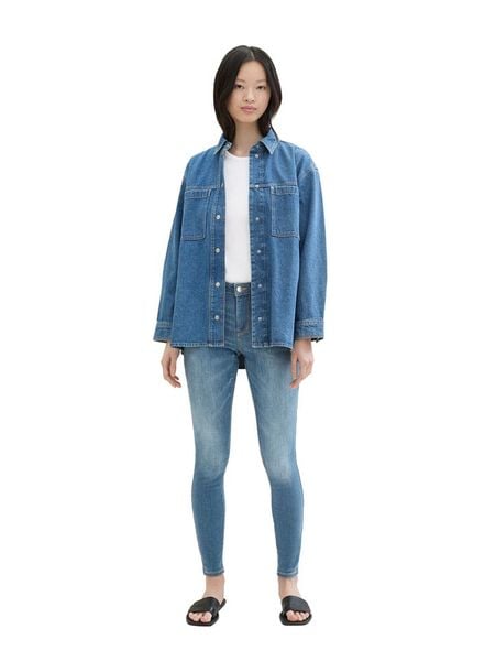 TOM TAILOR Denim Dżinsy - Slim fit - w kolorze błękitnym rozmiar: S/L30. Niebieskie jeansy damskie Tom Tailor Denim. Za 130.81 zł.