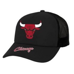 Czapka Trucker Chicago Bulls NBA Team Origins Hwc. Czarne czapki z daszkiem damskie Mitchell & Ness, bez wzorów, z bawełny. Za 142.00 zł.