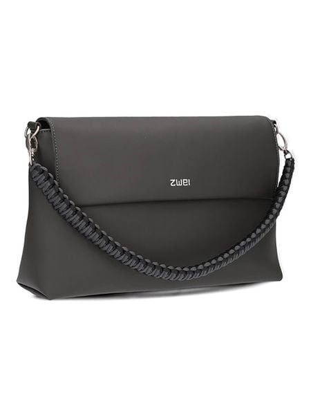 Zwei Torebka w kolorze antracytowym - 32 x 20 x 9 cm rozmiar: onesize. Czarne torebki klasyczne damskie Zwei, bez wzorów, z materiału, bez dodatków. Za 171.28 zł.