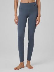 4F Legginsy sportowe w kolorze niebieskim rozmiar: M. Niebieskie legginsy damskie 4f, m, bez wzorów, z materiału. Za 68.95 zł.
