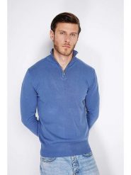 William de Faye Kardigan w kolorze niebieskim rozmiar: 44. Niebieskie kardigany męskie William De Faye, bez wzorów, z kaszmiru, klasyczne, bez kołnierzyka. Za 173.99 zł.