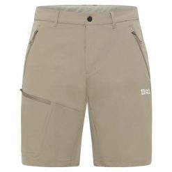 Spodenki trekkingowe męskie Jack Wolfskin Pico Trail. Czerwone szorty męskie Jack Wolfskin, bez wzorów, sportowe. Za 269.99 zł.