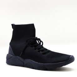 Buty sportowe LEXA. Niebieskie buty sportowe na co dzień damskie Legea, bez wzorów, z tkaniny, do biegania. Za 89.90 zł.