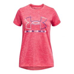 Koszulka dziewczęca Under Armour Tech BL Twist SS. Czerwone koszulki dziewczęce Under Armour, s, bez wzorów, bez ramiączek. Za 49.99 zł.