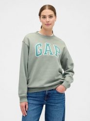 GAP Bluza w kolorze zielonym rozmiar: XL. Zielone bluzy bez kaptura damskie GAP, xl. Za 114.44 zł.