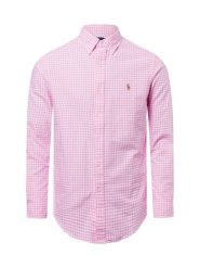 Polo Ralph Lauren koszula casual Mężczyźni Comfort Fit Bawełna wyrazisty róż, S. Czerwone koszule męskie Polo Ralph Lauren, m, bez wzorów, z bawełny, bez kołnierzyka, bez ramiączek. Za 549.95 zł.
