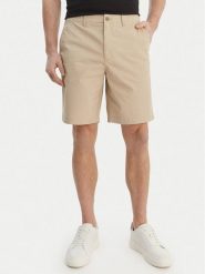 Calvin Klein Jeans Szorty materiałowe LV04RF617G Beżowy Regular Fit. Brązowe szorty męskie Calvin Klein Jeans, bez wzorów, z bawełny. Za 329.99 zł.