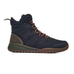 Buty do chodzenia męskie Columbia Fairbanks Omni-heat. Niebieskie buty trekkingowe męskie Columbia, na zimę, z jeansu, za kostkę, bez zapięcia, trekkingowe, omni-heat (columbia). Za 646.50 zł.