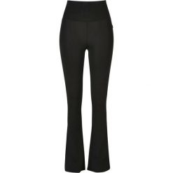Legginsy damskie Urban Classics Organic Stretch Jersey Bootcut. Czarne legginsy damskie Urban Classics, bez wzorów, z jersey. Za 145.00 zł.