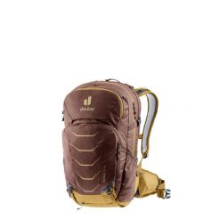 Plecak na rower damski Deuter Attack 18 SL - raisin/almond. Czerwone plecaki damskie Deuter, bez wzorów. Za 917.99 zł.