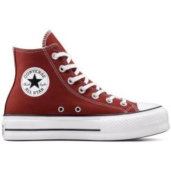 Buty sportowe Converse Chuck Taylor As Lift. Czerwone buty sportowe na co dzień męskie Converse, bez zapięcia, na fitness i siłownię. Za 590.00 zł.