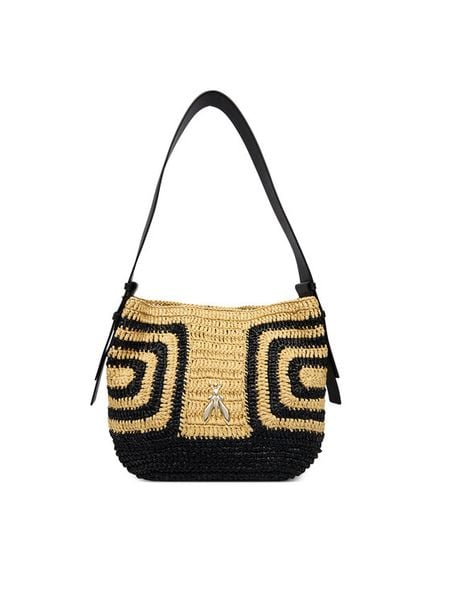 Patrizia Pepe Torebka 8B0287/V048-FB53 Beżowy. Brązowe torebki klasyczne damskie Patrizia Pepe, bez wzorów, z syntetyku, bez dodatków. Za 1,579.00 zł.