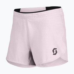 Spodenki do biegania damskie SCOTT Endurance Vented. Czerwone szorty damskie Scott, bez wzorów, z elastanu, sportowe. Za 279.99 zł.