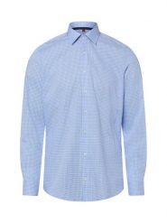 Finshley & Harding koszula biznesowa Mężczyźni Slim Fit Bawełna (100%) niebieski, 39. Niebieskie koszule męskie Finshley & Harding, m, bez wzorów, z bawełny, bez kołnierzyka, bez ramiączek. Za 179.95 zł.