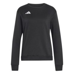 Bluza damska adidas Entrada 26 Sweat Top. Białe bluzy bez kaptura damskie Adidas, z bawełny. Za 134.99 zł.