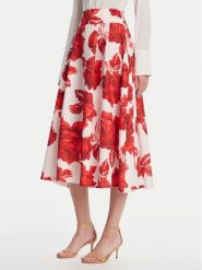 Artigli Spódnica midi ACGO002398 325 Czerwony Regular Fit. Czerwone spódniczki damskie Artigli, bez wzorów, z syntetyku, midi. Za 309.99 zł.
