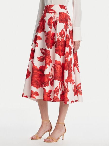 Artigli Spódnica midi ACGO002398 325 Czerwony Regular Fit. Czerwone spódniczki damskie Artigli, bez wzorów, z syntetyku, midi. Za 339.99 zł.