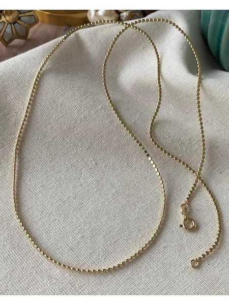 Luseera Pozłacany naszyjnik - dł. 60 cm rozmiar: onesize. Żółte naszyjniki damskie Luseera, pozłacane. Za 43.99 zł.