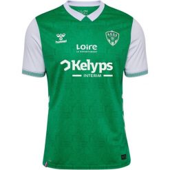 Koszulka domowa ASSE 2025/26. Zielone bluzki damskie HUMMEL, s, bez wzorów, bez kołnierzyka. Za 376.00 zł.