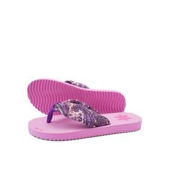 Japonki basenowe damskie Flip Flop Tube Paisley. Czerwone klapki damskie Flip Flop, bez wzorów, bez obcasa. Za 88.55 zł.