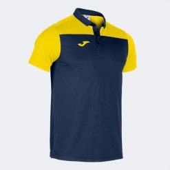 Koszulka polo do tenisa męska Joma Hobby II. Niebieskie koszulki polo męskie Joma, m, bez wzorów, bez ramiączek. W wyprzedaży za 113.35 zł.