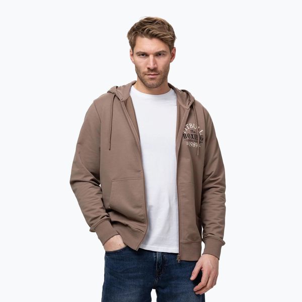 Bluza męska Pitbull Bloodline 2 Sweatshirt Zip Hooded. Brązowe bluzy z kapturem męskie PITBULL, m, z bawełny. Za 269.99 zł.