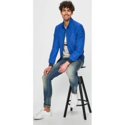Geox - Kurtka. Niebieskie kurtki męskie Geox, m, bez wzorów, z bawełny, bez kaptura. W wyprzedaży za 399.90 zł.