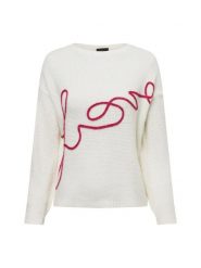 S.Oliver BLACK LABEL Sweter z dzianiny z zawartością alpaki Kobiety biały, XL. Białe swetry klasyczne damskie s.Oliver Black Label, s, z dzianiny, bez kołnierzyka. Za 449.95 zł.
