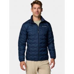 Kurtka Puchowa Męska Columbia Delta Ridge II. Niebieskie kurtki treningowe męskie Columbia, na jesień, m, bez wzorów, z puchu, trekkingowe, omni-heat (columbia). Za 749.00 zł.