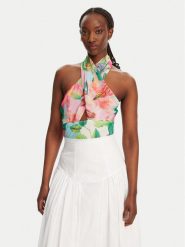 Bardot Bluzka Fontes Halter 59898TB Kolorowy Regular Fit. Bluzki damskie BARDOT, bez wzorów, z syntetyku, bez ramiączek. Za 199.99 zł.