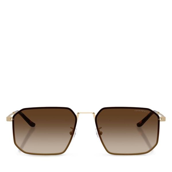 Okulary przeciwsłoneczne Emporio Armani. Brązowe okulary przeciwsłoneczne damskie Emporio Armani. Za 529.99 zł.