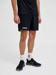 Szorty Hummel Multi PL. Czarne szorty męskie HUMMEL, bez wzorów, z materiału, eleganckie. Za 138.50 zł.