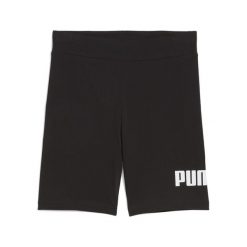 Młodzieżowe krótkie legginsy ESS z logo No. 1 PUMA Black. Czarna legginsy damskie Puma, m, bez wzorów, z gumy. Za 89.00 zł.