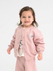 COOL CLUB Bluza w kolorze jasnoróżowym rozmiar: 92. Różowe bluzy i bluzki niemowlęce COOL CLUB, bez wzorów, z bawełny, bez ramiączek, bez kaptura. Za 43.99 zł.