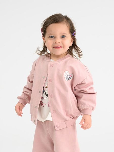 COOL CLUB Bluza w kolorze jasnoróżowym rozmiar: 80. Różowe bluzy i bluzki niemowlęce COOL CLUB, bez wzorów, z bawełny, bez ramiączek, bez kaptura. Za 43.99 zł.