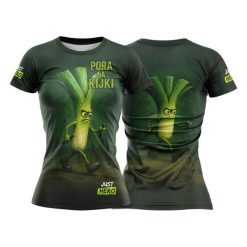 Koszulka do biegania damska Veg Por krótki rękaw. T-shirty damskie JUST HERO, bez wzorów, bez kołnierzyka. Za 129.00 zł.