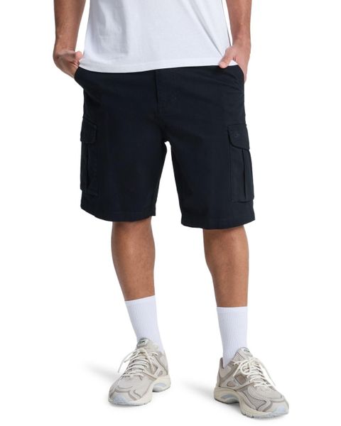 Dla Mężczyzn MW CARGO Czarny. Czarne szorty męskie Quiksilver, bez wzorów, z bawełny. Za 219.99 zł.