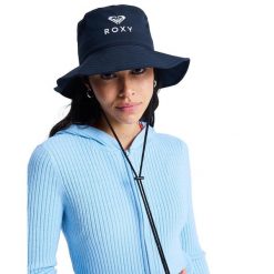 Kapelusz bucket dla Kobiety ROXY SUN ADDICTION Czarny. Szare kapelusze damskie Roxy, bez wzorów, z elastanu. Za 149.99 zł.