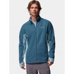Sweter Męski Columbia Arctic Peak. Niebieskie swetry męskie Columbia, m, bez wzorów, z materiału, bez kołnierzyka. W wyprzedaży za 424.15 zł.