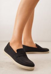 Czarne Mokasyny Ozdobione Plecionką Fennata. Czarne mokasyny damskie Born2be. Za 69.99 zł.