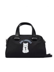 KARL LAGERFELD Torebka B4W30341 Czarny. Czarne torebki klasyczne damskie Karl Lagerfeld, bez wzorów, ze skóry, bez dodatków. Za 779.99 zł.