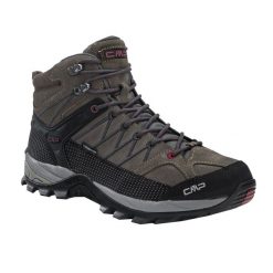 Buty trekkingowe męskie CMP Rigel Mid. Szare buty trekkingowe męskie CMP, bez zapięcia, trekkingowe. Za 349.99 zł.