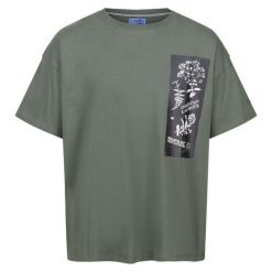 T-shirt Męski Kwiaty Christian Lacroix Aramon. Zielone t-shirty męskie Regatta, l, bez wzorów, z bawełny, bez kołnierzyka. Za 76.99 zł.