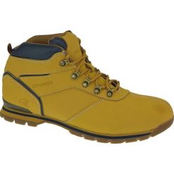 Buty zimowe EXPANDER 938DA5 YELLOW. Brązowe buty trekkingowe męskie Expander, na zimę, z materiału, bez zapięcia. W wyprzedaży za 114.99 zł.