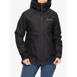 Kurtka ocieplana damska Didriksons Jennie Jacket 2. Czarne kurtki damskie Didriksons, bez wzorów, bez kaptura. W wyprzedaży za 909.50 zł.