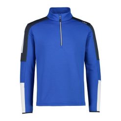 Bluza męska techniczna CMP. Niebieskie bluzy bez kaptura męskie CMP, m. W wyprzedaży za 209.99 zł.