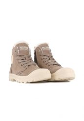 Buty sportowe Sneakersy damskie, Palladium Pampa Hi Zip WL. Brązowe buty sportowe na co dzień damskie Palladium, bez wzorów, z materiału, trekkingowe. Za 634.00 zł.